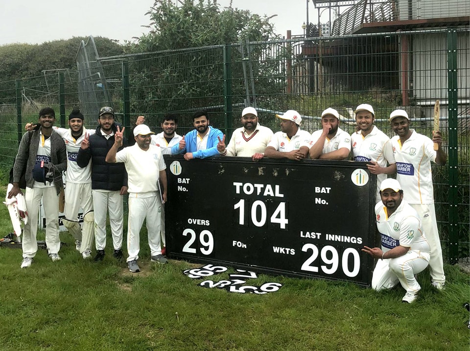 Dundalk Club Team members enjoying a victorious match